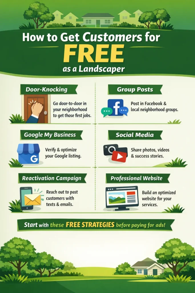 6 Strategies To Get Landscaping Customers Without Paid Ads